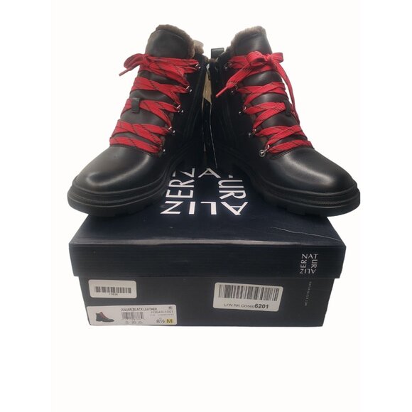 Naturalizer Julian Ankle Boot Black Waterproof Leather Womens Size 8.5M - Picture 7 of 8